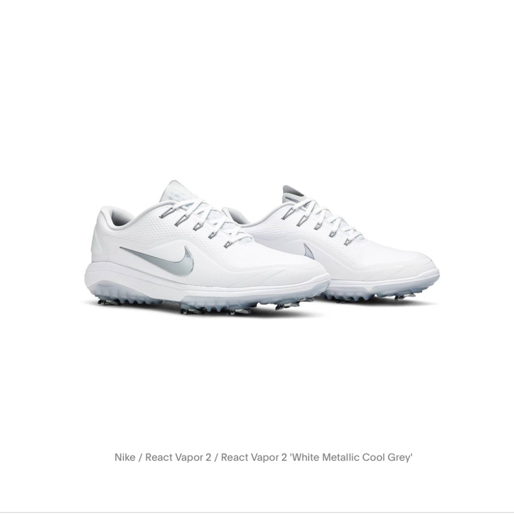 Nike Womens React Vapor2 Golf Shoes White/…